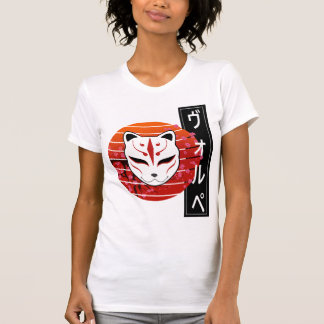 fox mask design t-shirt
