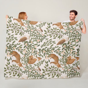 Fox Meadow 60x80 Fleece Deken