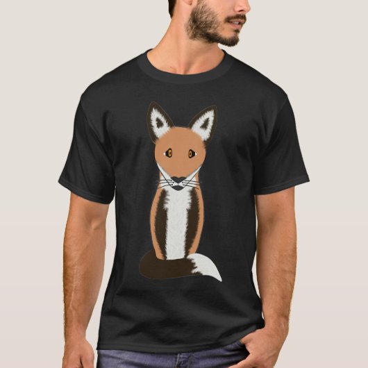 Fox Mens T-Shirt (Voorkant)