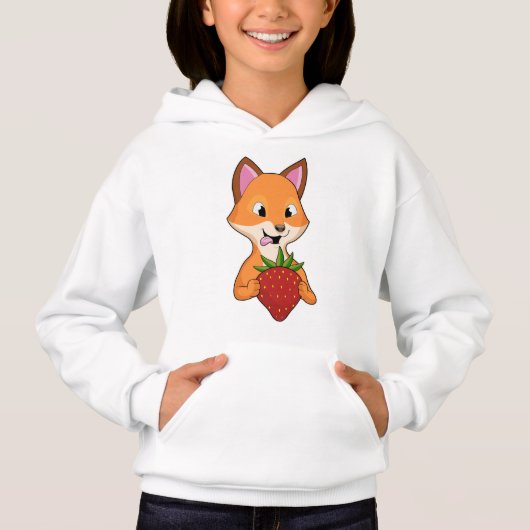 Fox met aardbei (Voorkant)