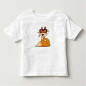 Fox met bril kinder shirts (Voorkant)