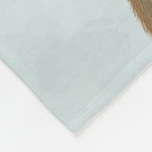 Fox met Butterfly Bell Jar Fleece Deken (Hoek)