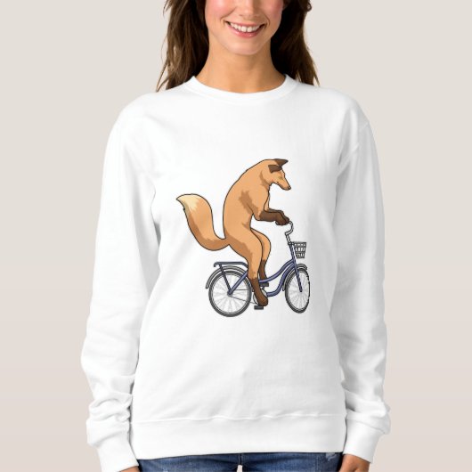 Fox met fiets trui (Voorkant)