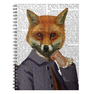 Fox met flet 2 notitieboek