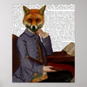 Fox met flut poster (Voorkant)