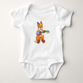 Fox met handdoeken en penseel romper (Voorkant)
