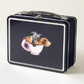 Fox met koffiebeker (Voorkant)