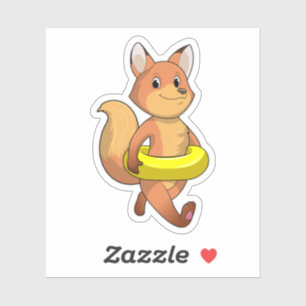 Fox met Lifebuoy Sticker