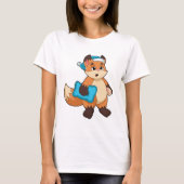 Fox met Nightcap T-shirt (Voorkant)