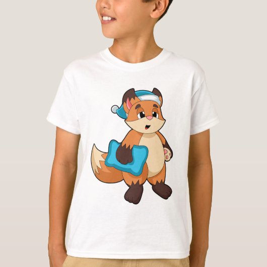 Fox met Nightcap T-shirt (Voorkant)