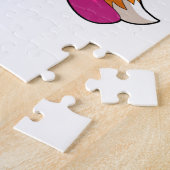 Fox met Pillow en Blanket Legpuzzel (Zijkant)