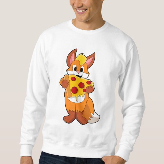 Fox met Pizza Trui (Voorkant)