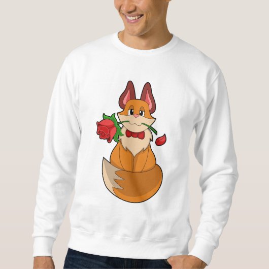 Fox met Roos ventilator Trui (Voorkant)