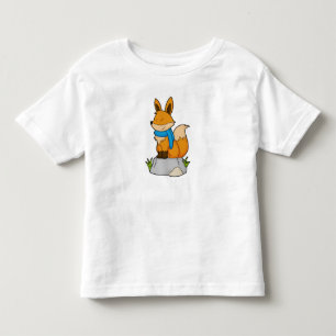 Fox met Scarf op Rock Kinder Shirts