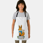 Fox met Scarf op Rock Schort (Insitu)