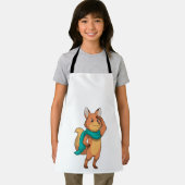 Fox met Scarf Schort (Insitu)