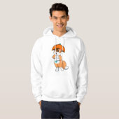 Fox met Umbrella Hoodie (Voorkant volledig)
