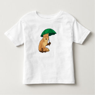 Fox met Umbrella Kinder Shirts