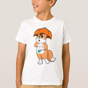 Fox met Umbrella T-shirt