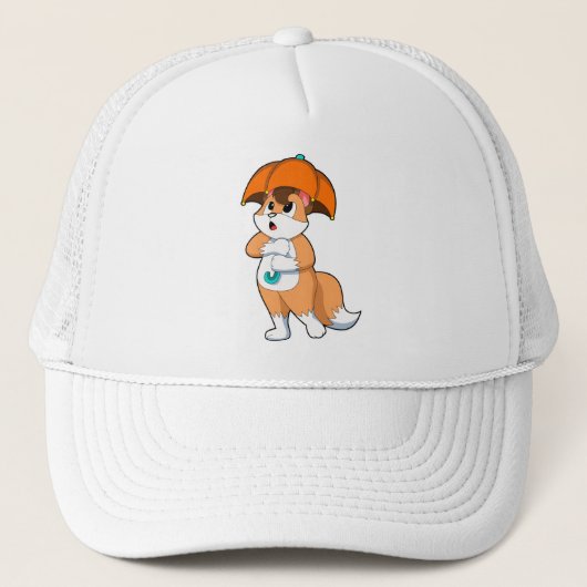 Fox met Umbrella Trucker Pet (Voorkant)