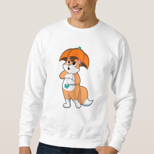 Fox met Umbrella Trui (Voorkant)
