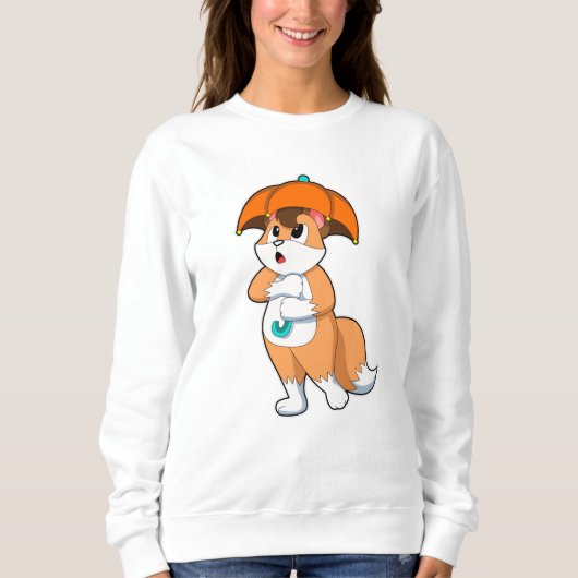 Fox met Umbrella Trui (Voorkant)