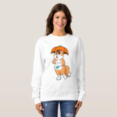 Fox met Umbrella Trui (Voorkant volledig)
