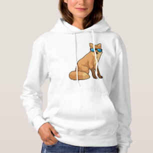 Fox met zonnebril hoodie