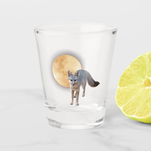 Fox Moon Shot Glass Glas (Voorkant)