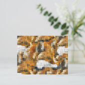 FOX MOSAIC BRIEFKAART (Staand voorkant)