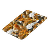 FOX MOSAIC MAGNEET (Linkerzijde)