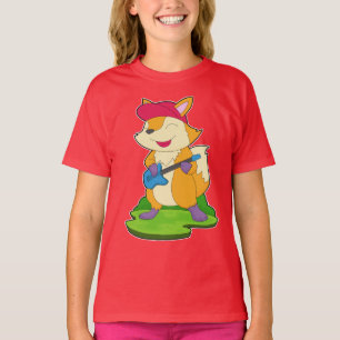 Fox Musician Gitaarmuziek T-shirt
