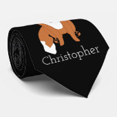 Fox Naam toevoegen Stropdas (Opgerold)