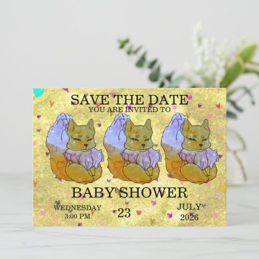 Fox named Dice Kaart (Staand voorkant)