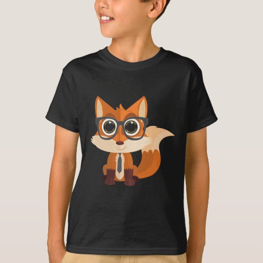 Fox Nerd T-shirt (Voorkant)