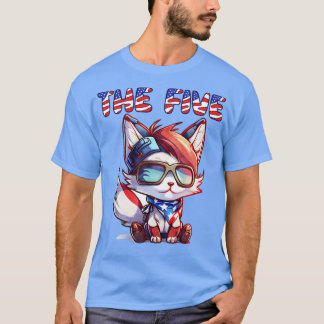 Fox News the Five Cute American Patriotic Fox T-shirt