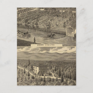 Fox nursery's, res, boomgaard briefkaart