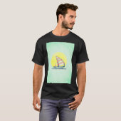 Fox on a Boat T-Shirt – Schattige Nautisch Bos Vib (Voorkant volledig)