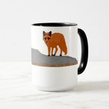 🦊 Fox on the Rock Combo Mug
