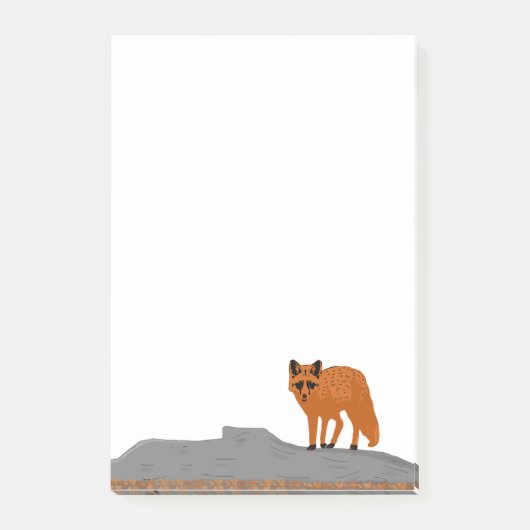 🦊 Fox on the Rock post-it (Devant)