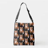 Fox-ontwerp Crossbody Tas (Achterkant)