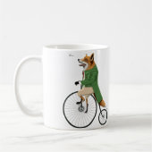Fox op fiets koffiemok (Links)