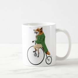 Fox op fiets koffiemok