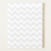 Fox op het alkboard Chevron - gepersonaliseerde le Planner (Achterkant)