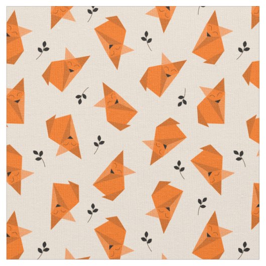 Fox Origami Stof (Close Up)