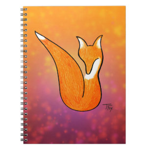 Fox Paars Roze Notitieboek