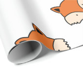 Fox patroon cadeaupapier (Rol Hoek)