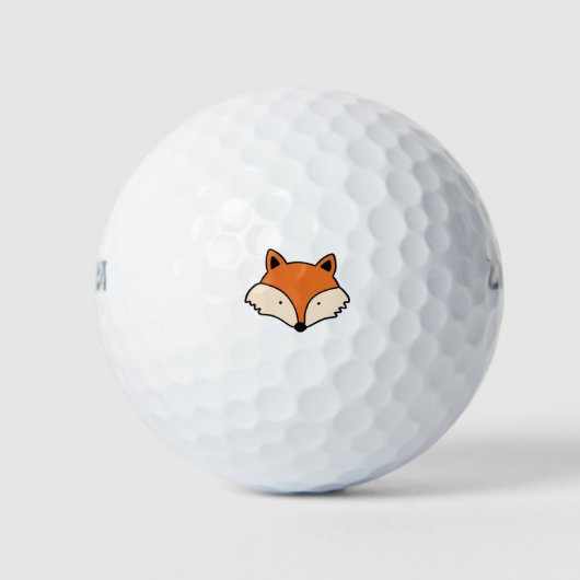 Fox patroon golfballen (Voorkant)