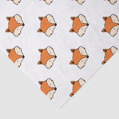 Fox patroon tissuepapier (Detail)