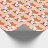 Fox Pattern Animal Cadeaupapier (Hoek)